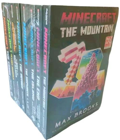8 Books/set Minecraft: The Island: An Official Minecraft Novel Paperback
