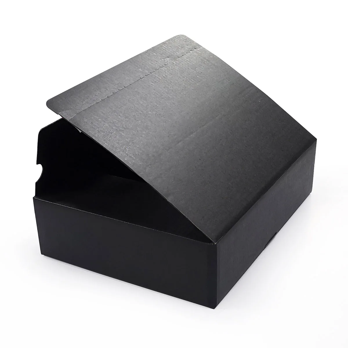 Corrugated boxes with custom logo printed durable reasonable price black Autolock paper box for Gift Electric Product Packaging