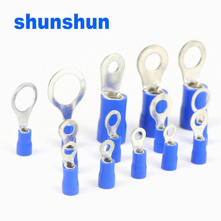 RV2-3.2 RVS2-3.5 RVM2-3.5 RVL2-3.5 RVS2-4 RVL2-4 RVS2-5 PVC Insulated Ring Terminal electrical wire copper connector cable lug