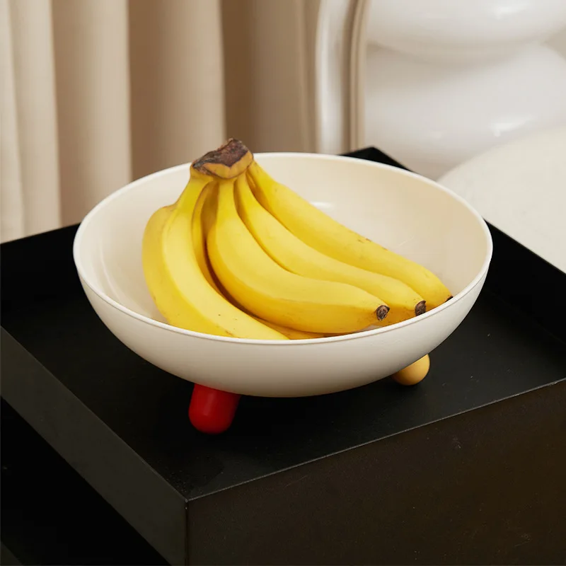 Handi Crafted Pure Iron Medium Size Kitchen Ware White Powder Coated Dry Fruit Server Bowl for Parties and Ramadan Gifts