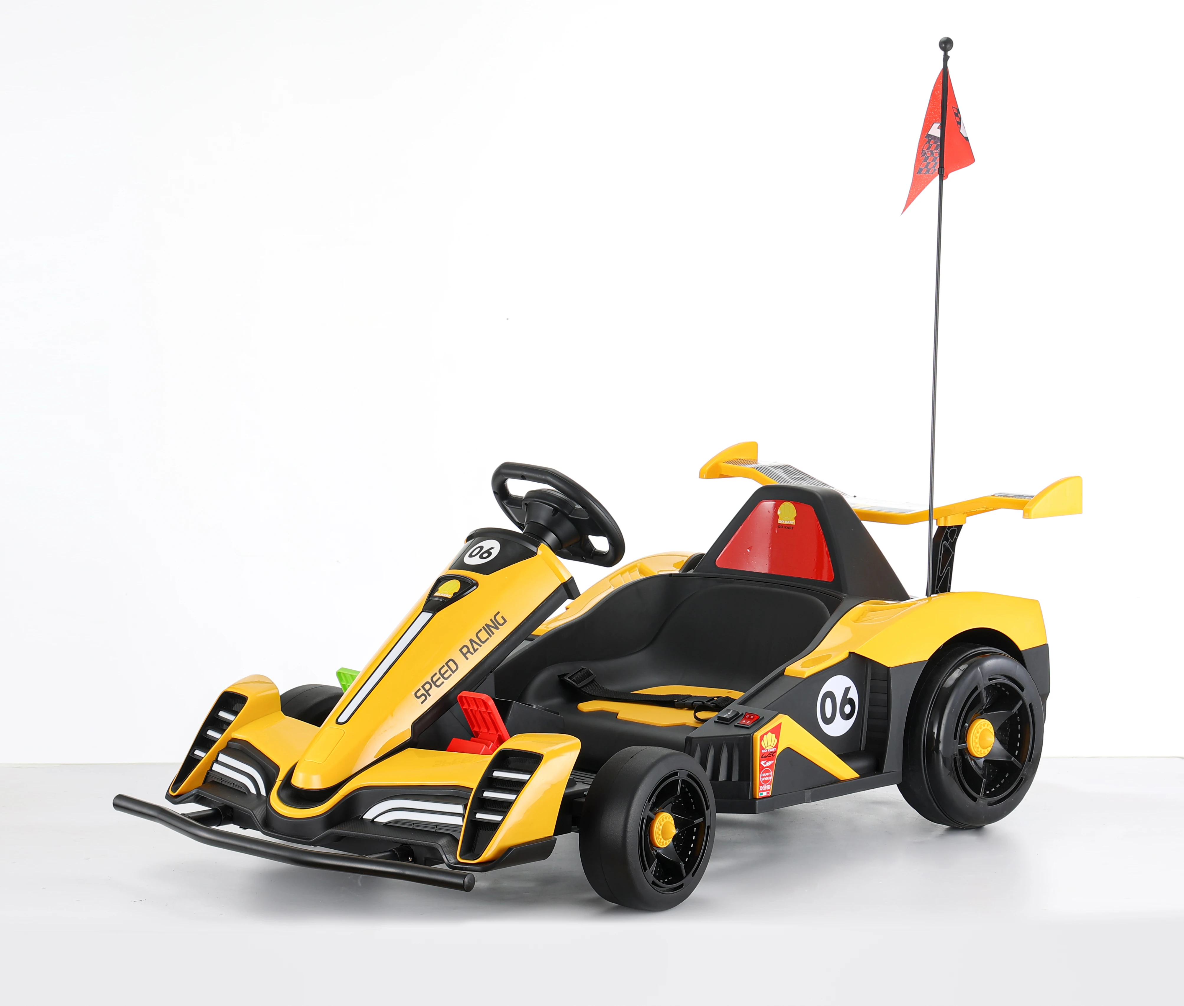 Factory selling good price kids four wheel electric drift toy car can sit adult 12v 24v10AH dual-motor go-kart for kids to drive
