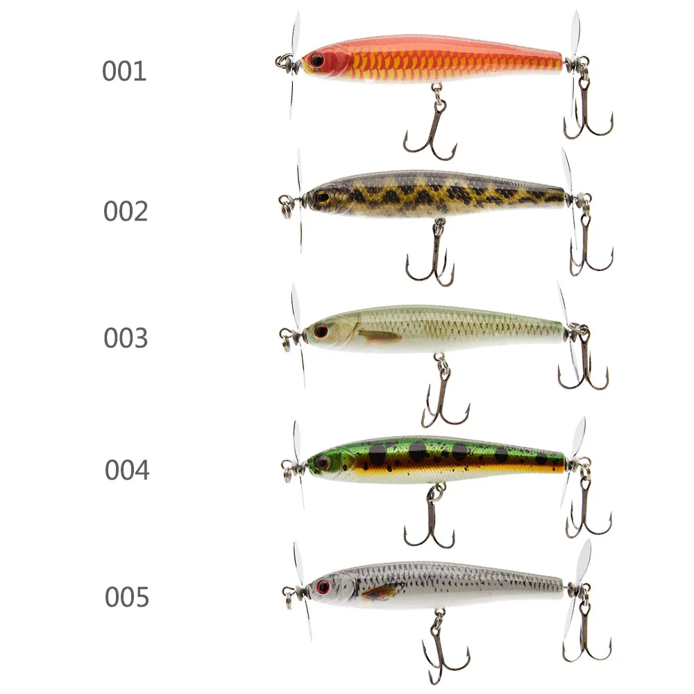 hunthouse 3D eyes artificial fishing lure japan floating propeller lure  pencil baits