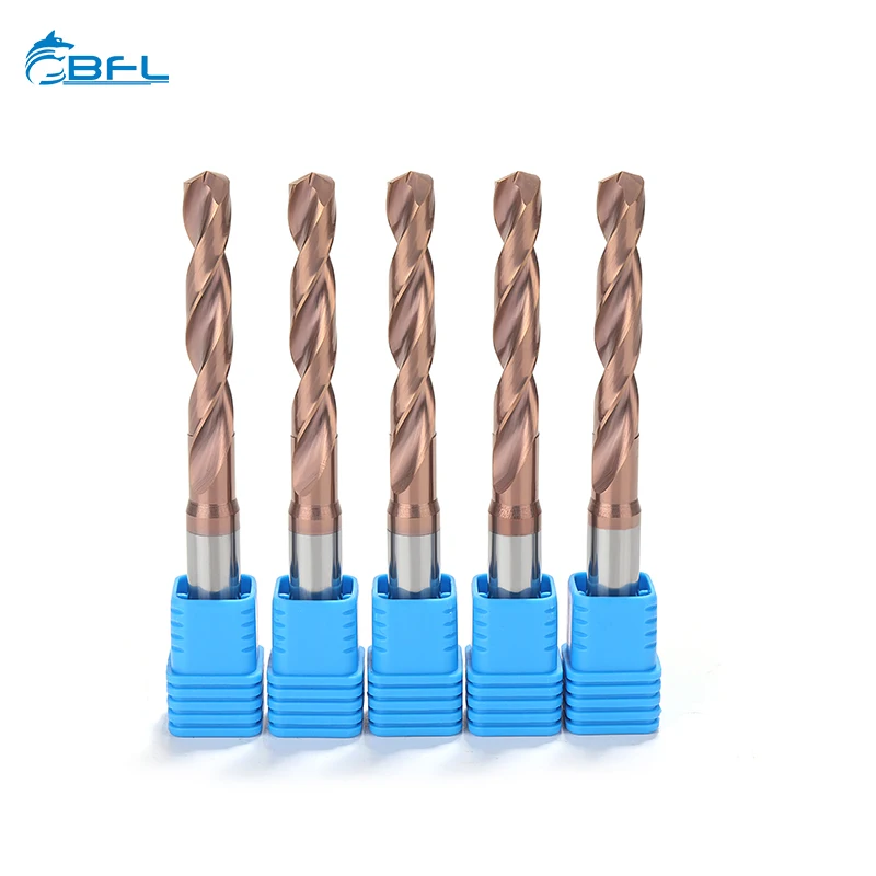 BFL Tungsten Solid Carbide 2 Flute Twist Drill Bit CNC Drilling Tool