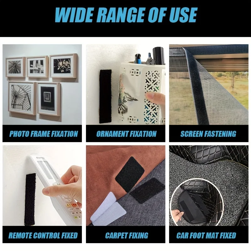 Strap Heavy Duty with Adhesive Reusable Shipping Bag with Hook and Loop