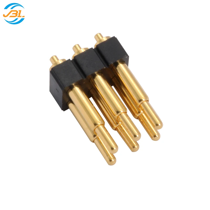 pogopin Spring thimble Gold plated brass female needle spring needle connector rechargeable 6PIN high current direct