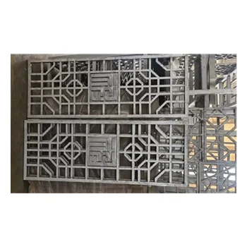 Aluminum Hanging Screens & Room Dividers Aluminum Panels Gril Screen Partition Grille Fencing Design Partition Decorative Metal
