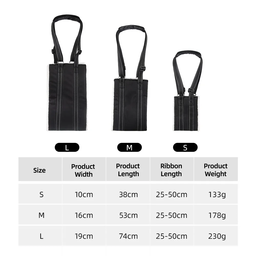 JOYPET  Portable Dog Rehabilitation Senior Injured Dog Sling Lifting Harness Adjustable Hip Lift Harness For Medium Large Dogs