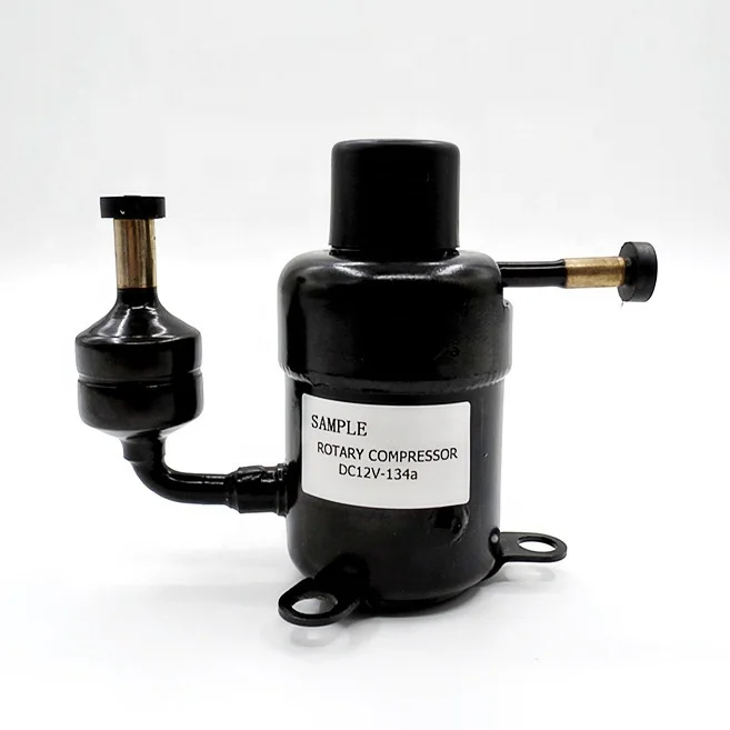 R134a 12v 24v dc inverter miniature rotary compressor