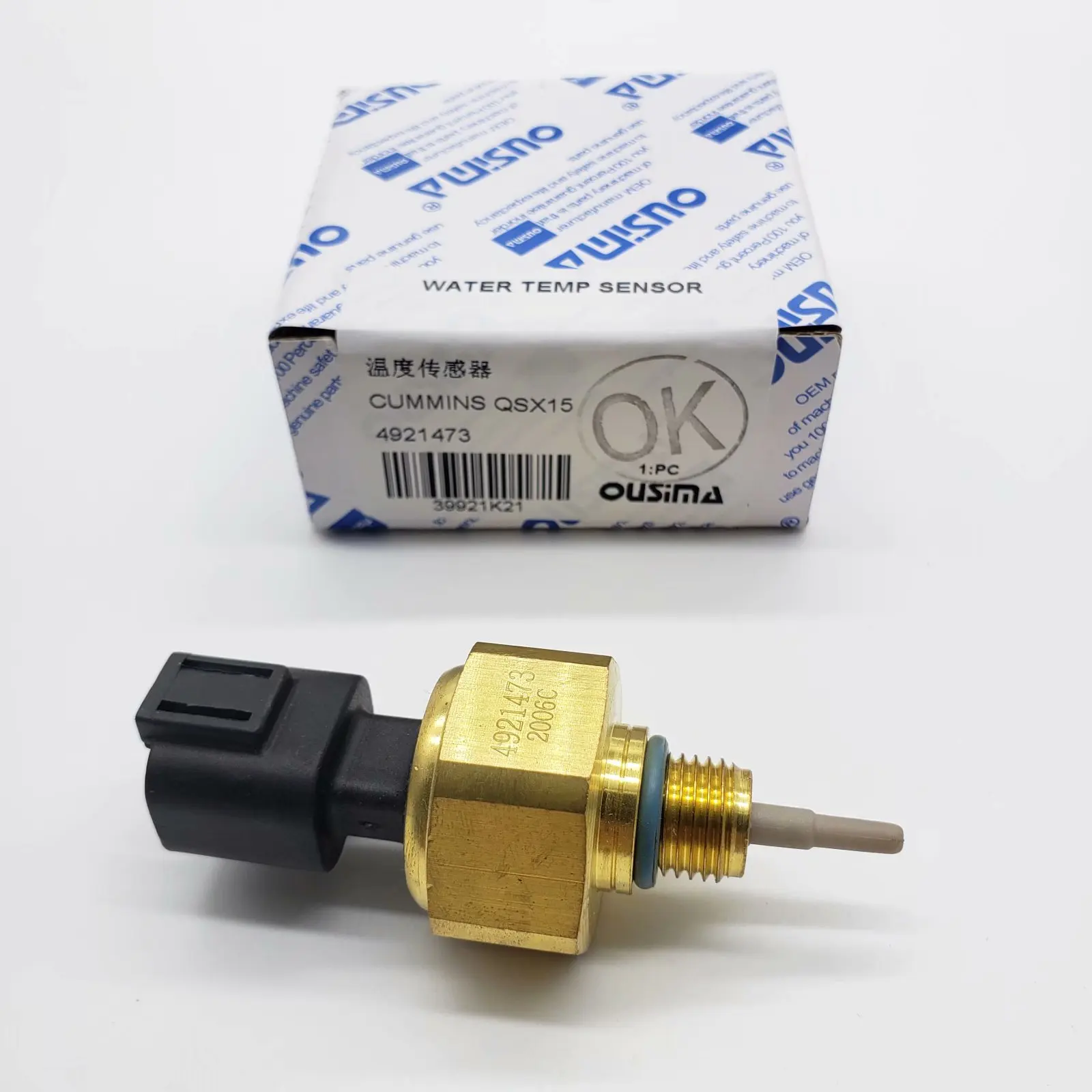 OUSIMSA Intake Air Temperature Pressure Sensor 4921473 For CUMMINS QSX15