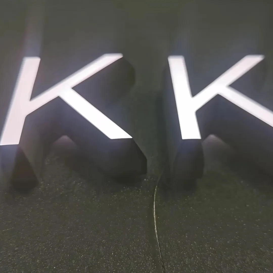 Акриловая буква с подсветкой для лица конической кромкой светодиодная надпись используемая фирменного наименования и рекламного дисплея