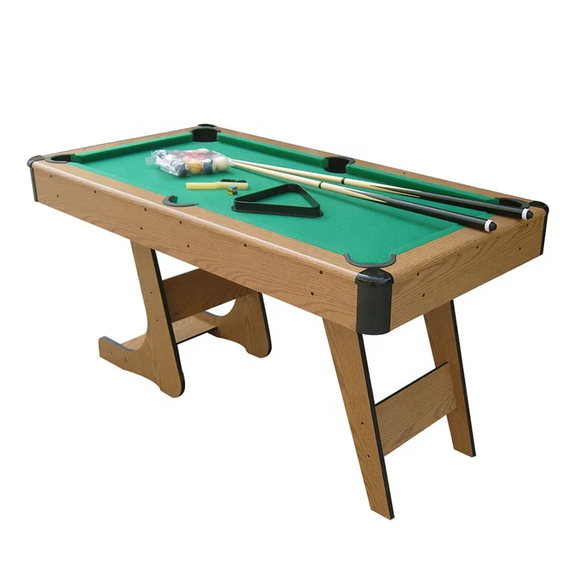 Superior 5ft Pool Table Fancy Classic Game Snooker Table Convertible Folding Leg Billiard Table