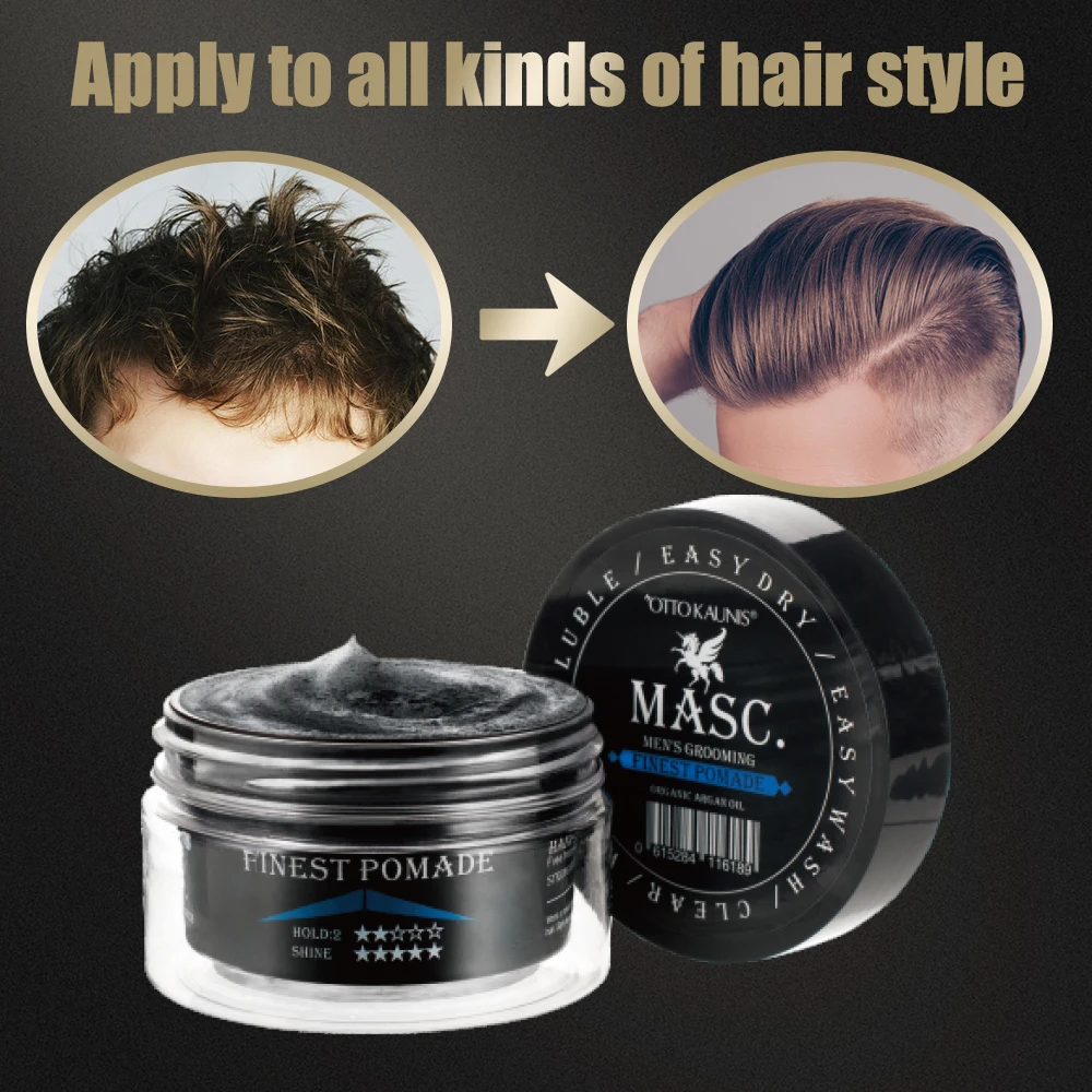Private Label Cosmetics Hair Styling Product Professional Edge Can Model Hair Pomade for Extra Strong Hold