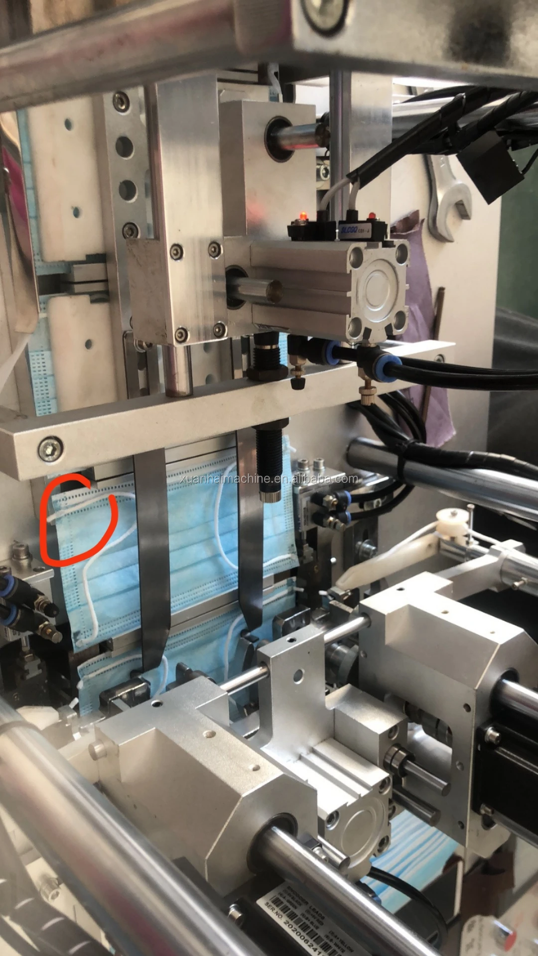 Automatic inner earloop ear loop ultrasonic welder welding machine