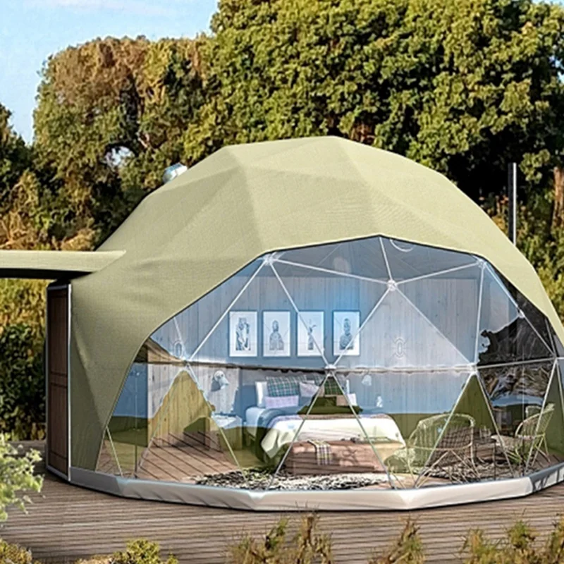 Creating inflatable Big outdoor transparent Igloo dome house tent for camping/Trade Show event