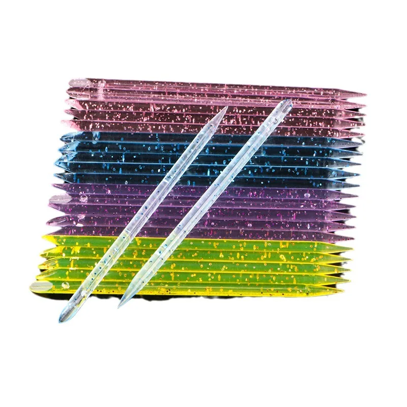 Double-end 100Pcs/Bag Crystal Nail Sticks Nail Cuticle Remover Manicure Tools Nail Care Manicure Sticks