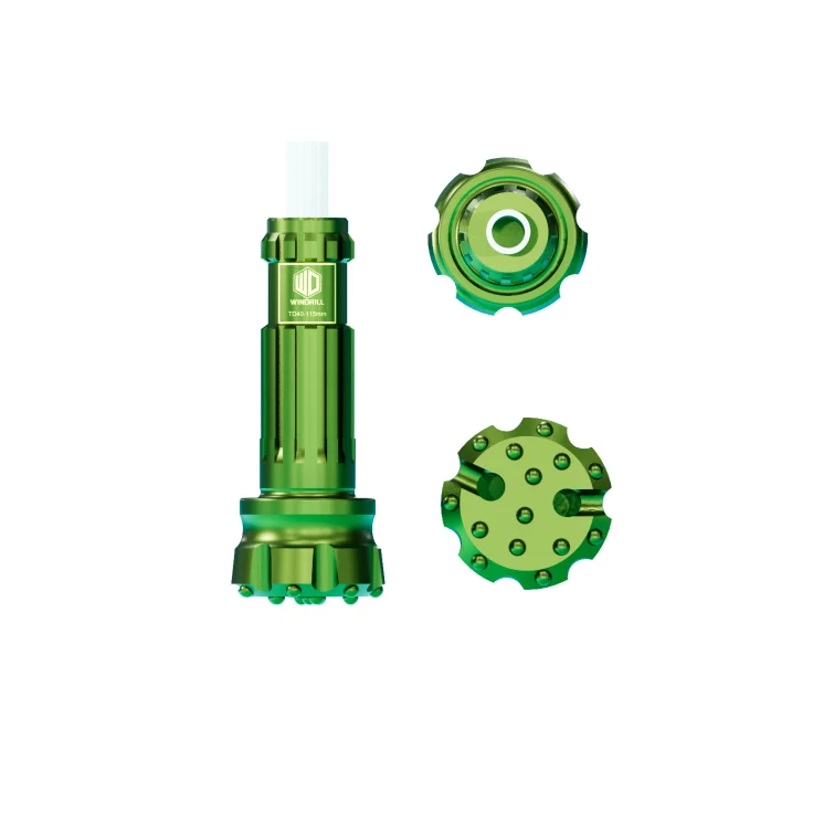 TD40-115mm Flat front DTH button bits 90516006 TD40 hammer and speed bit