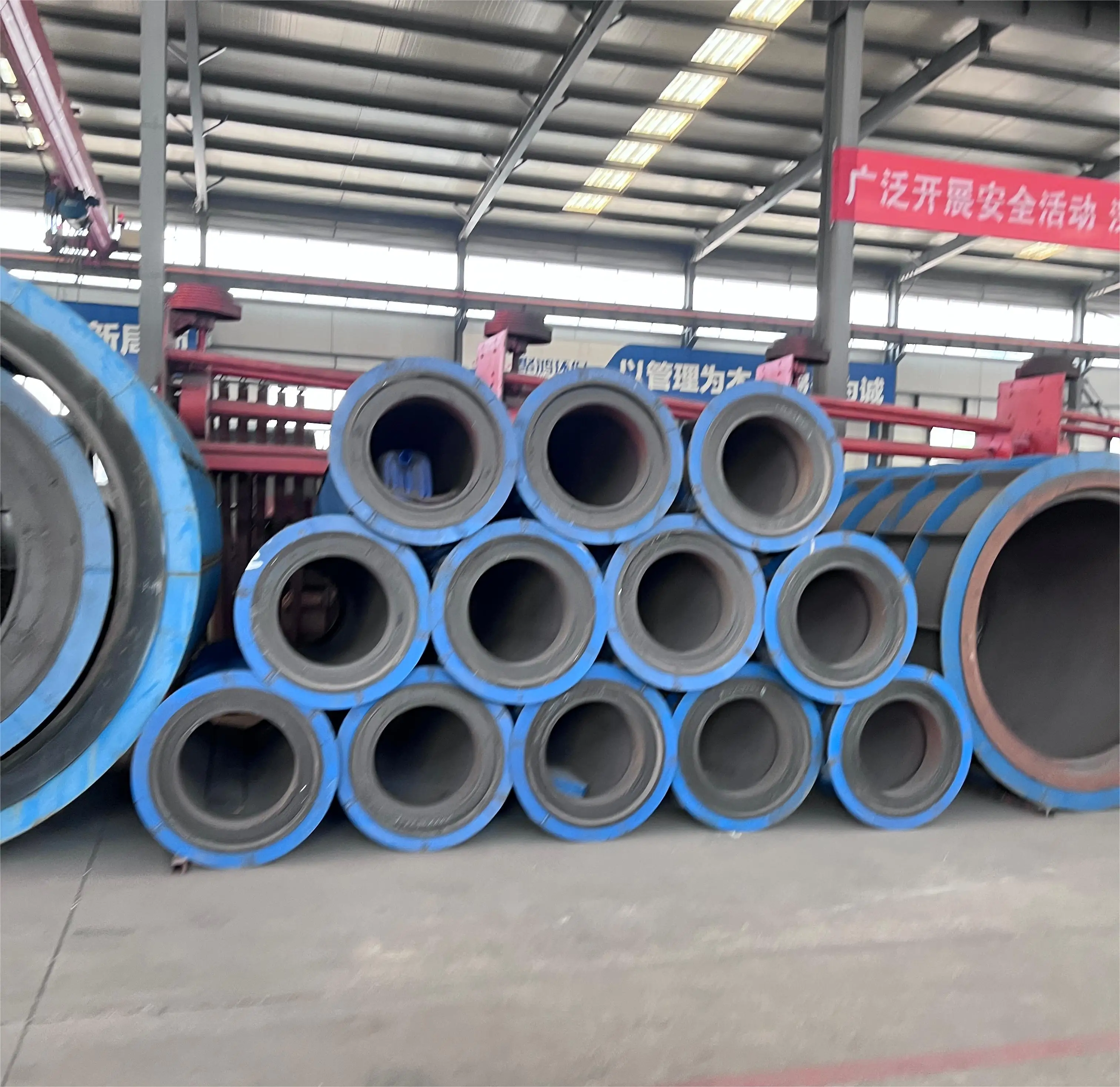 Automatic suspension roller concrete cement pipe making machine with competitive price production line