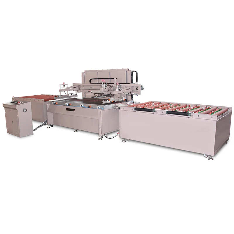 Tempered glass silk screen printer machine with conveyor belt