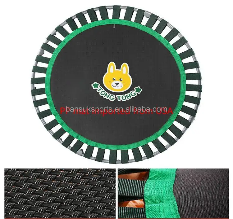Reliable Adult Indoor Bungee Cord Jumping Rebounder Gymnastic Fitness Mini Hexagon Trampoline