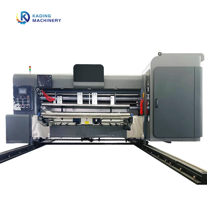 Full Automatic Water Ink Corrugated Carton Printing Slotting Die-cutting Machinery for Paper Board  Box Making Machine