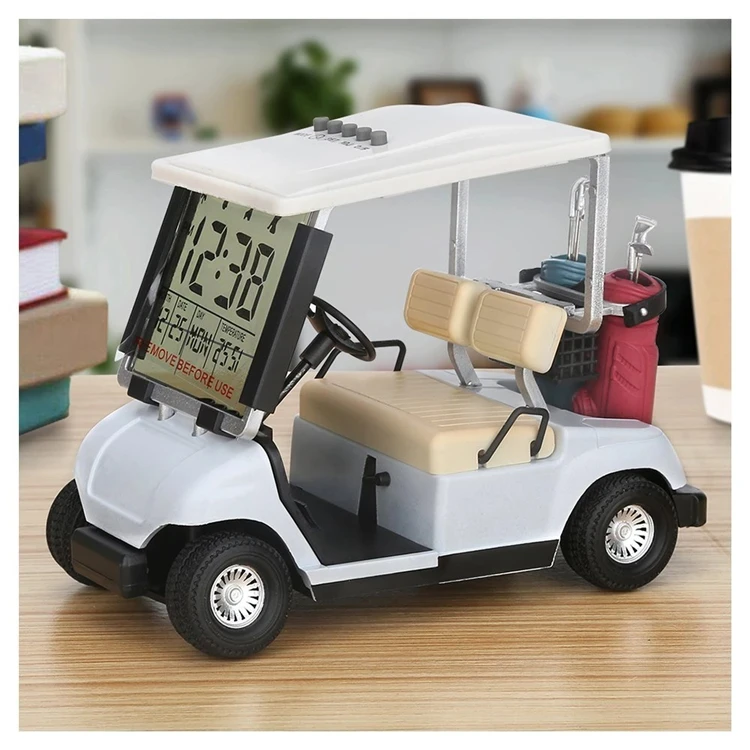 Factory Direct High Quality Durable Plastic Mini Golf Cart With Clock