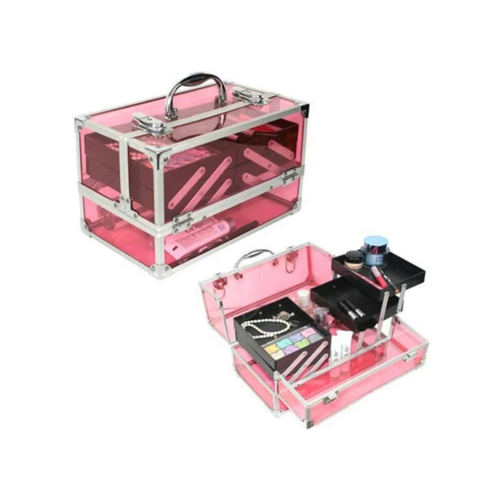acrylic cosmetic organizer red acrylic clear makeup case clear cosmetic case From Manufacturer Winx Foshan,Guangdong,China