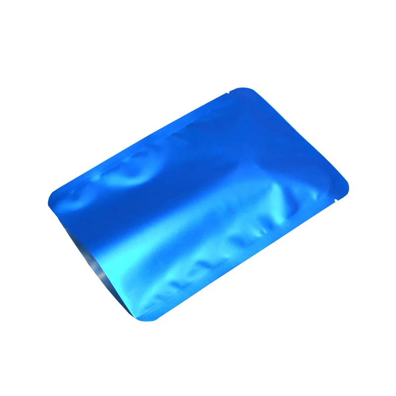 matte color rounded flat pockets aluminized  foil bag eye mask bag eye mask aluminum packaging bags