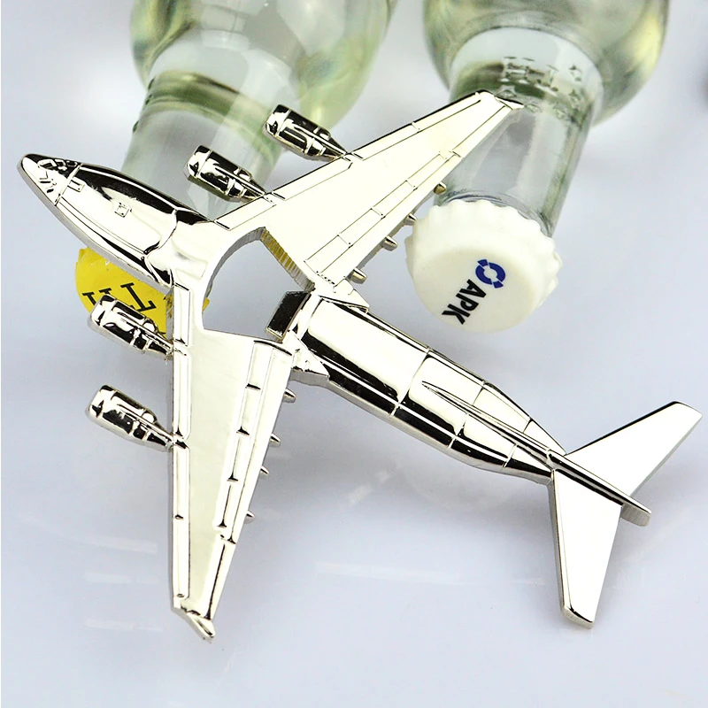 Customized Bottle Opener Key Ring Durable Flat Stainless Steel Beer Portable Package Wine Airplane Bottle Opener