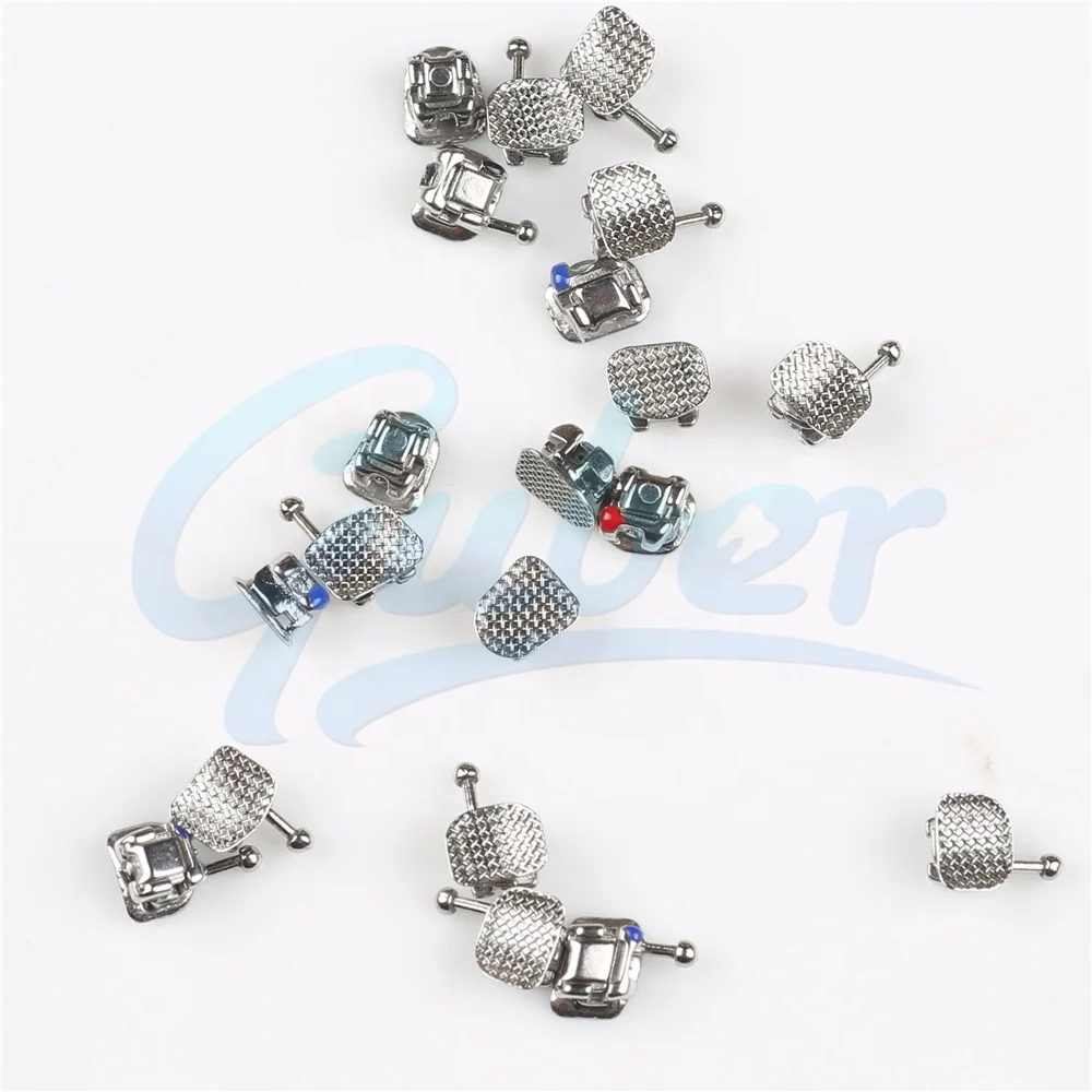 + Guber Metal Adjustable Self-Ligation Dental Braces Orthodontic Passive Brackets Roth 022 Self Ligating Brackets