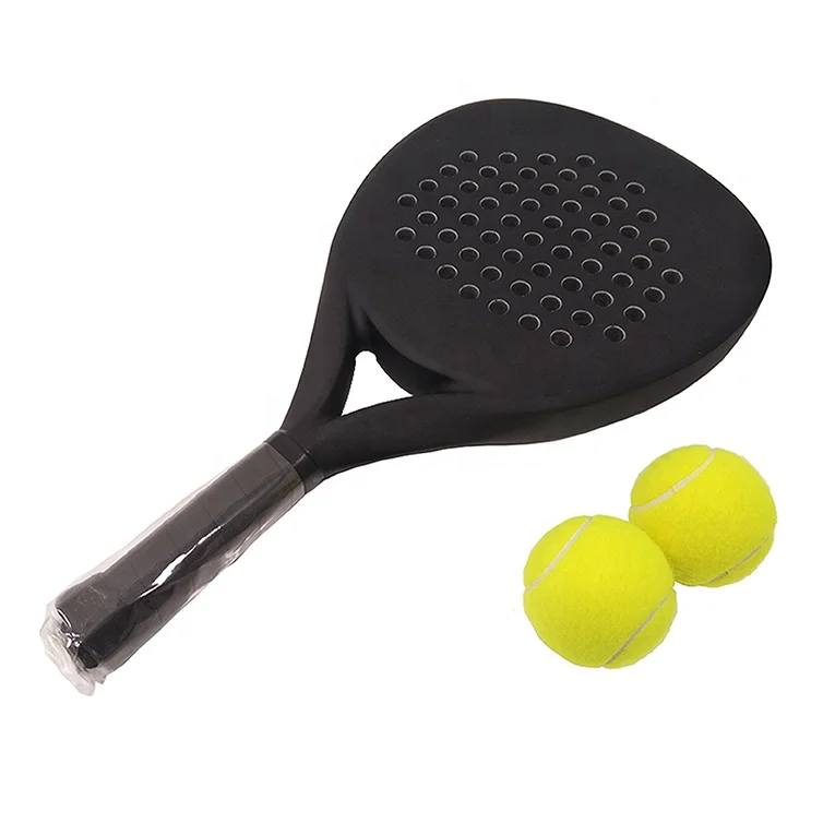 eva memory flex foam core diamond shape padel racket beach tennis