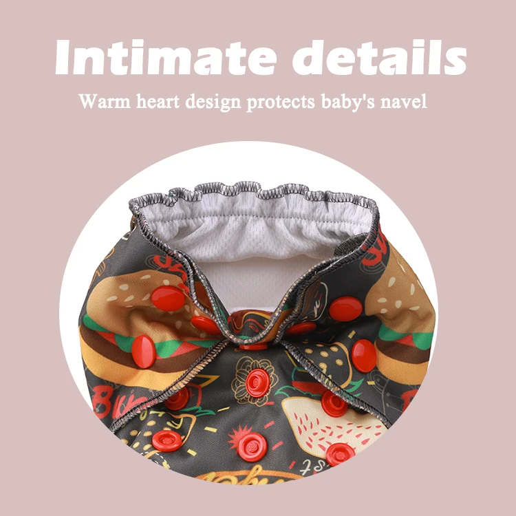 Manufacturers Ecologic Product Cheap Cloth Nappies Washable Custom Wholesale Reusable Baby Cloth Diaper