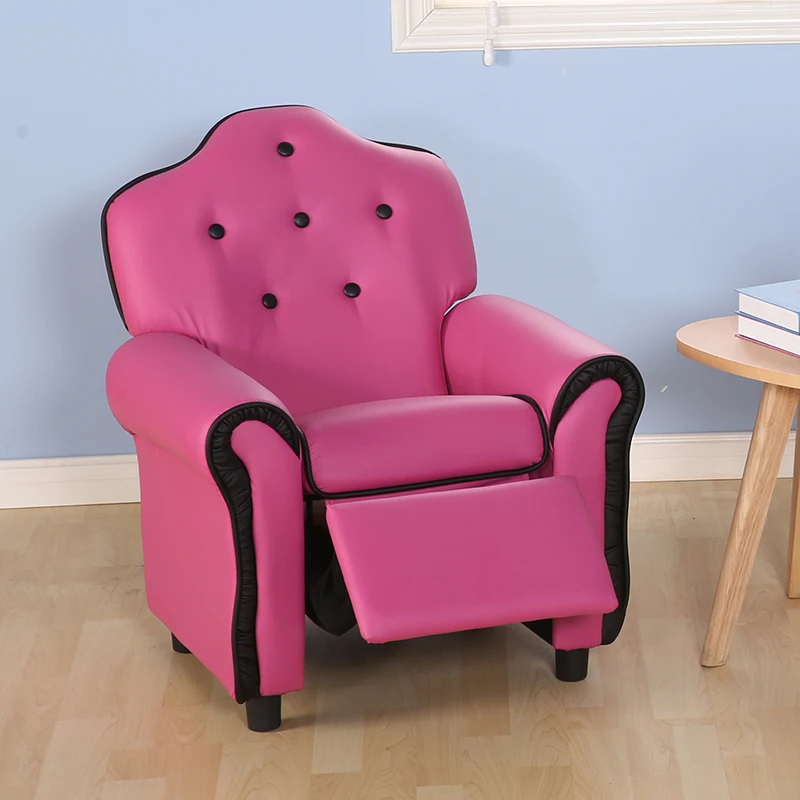 Modern European Style Multi-function Kids Recliner Chair Mini Children Reclining Small Child Corner Baby Sofa With Plastic Legs