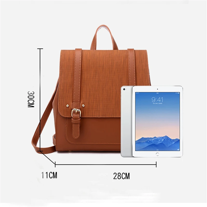 
mochilas 2021 New high quality leather backpacks Designer Women Backpack Soft Touch Multi-function Small Backpack Female Ladies Shoulder 