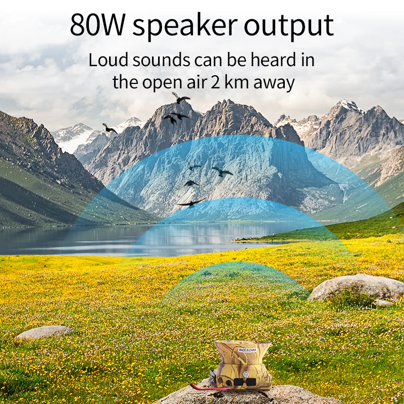 OEM 80W Waterproof Bird Caller Hunting Device With Bird Sounds For Hunting