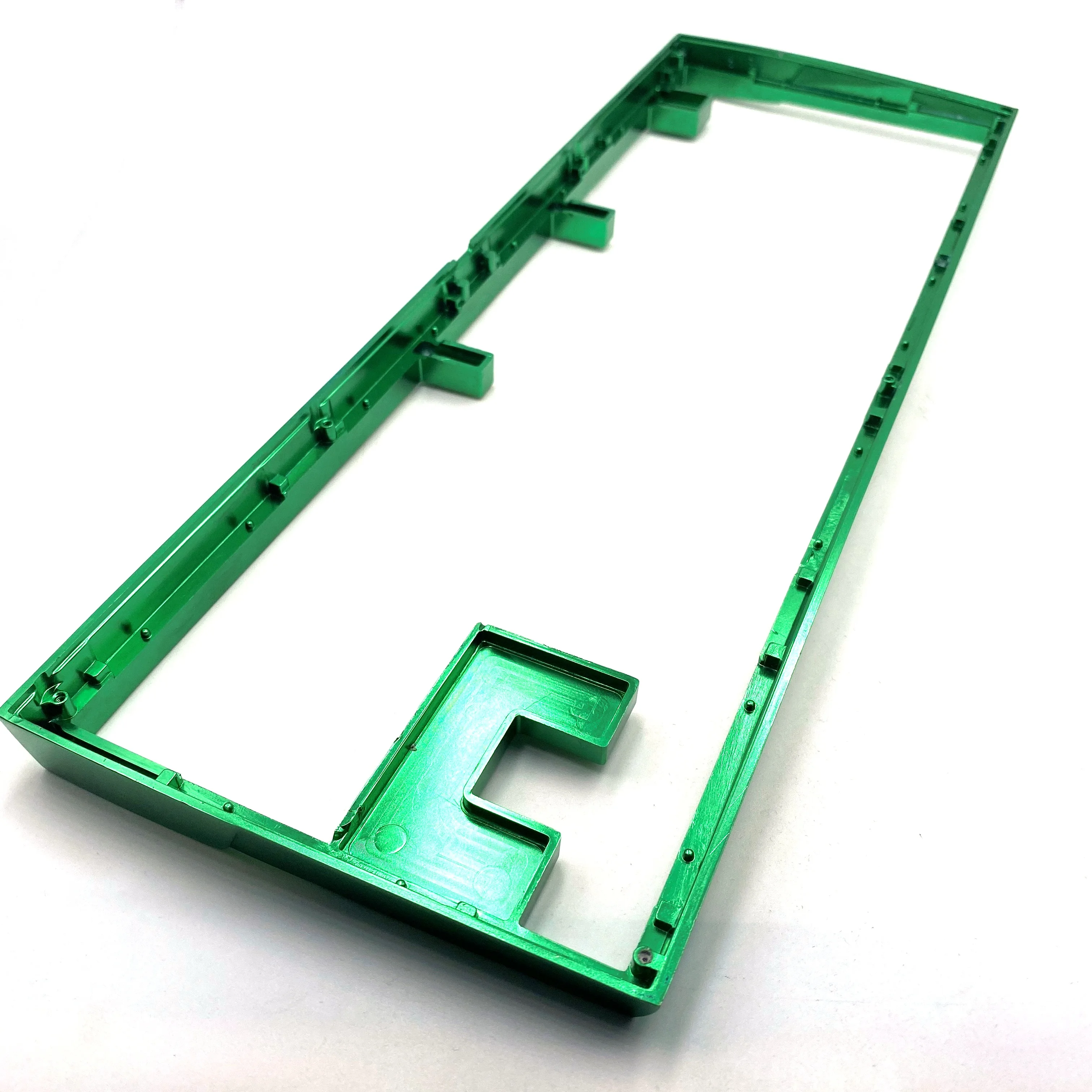 Custom CNC Keyboard Prototype Machining ISO Mounting 60% Brass Plate Diy Kit Mechanical Keyboard CNC Prototyping