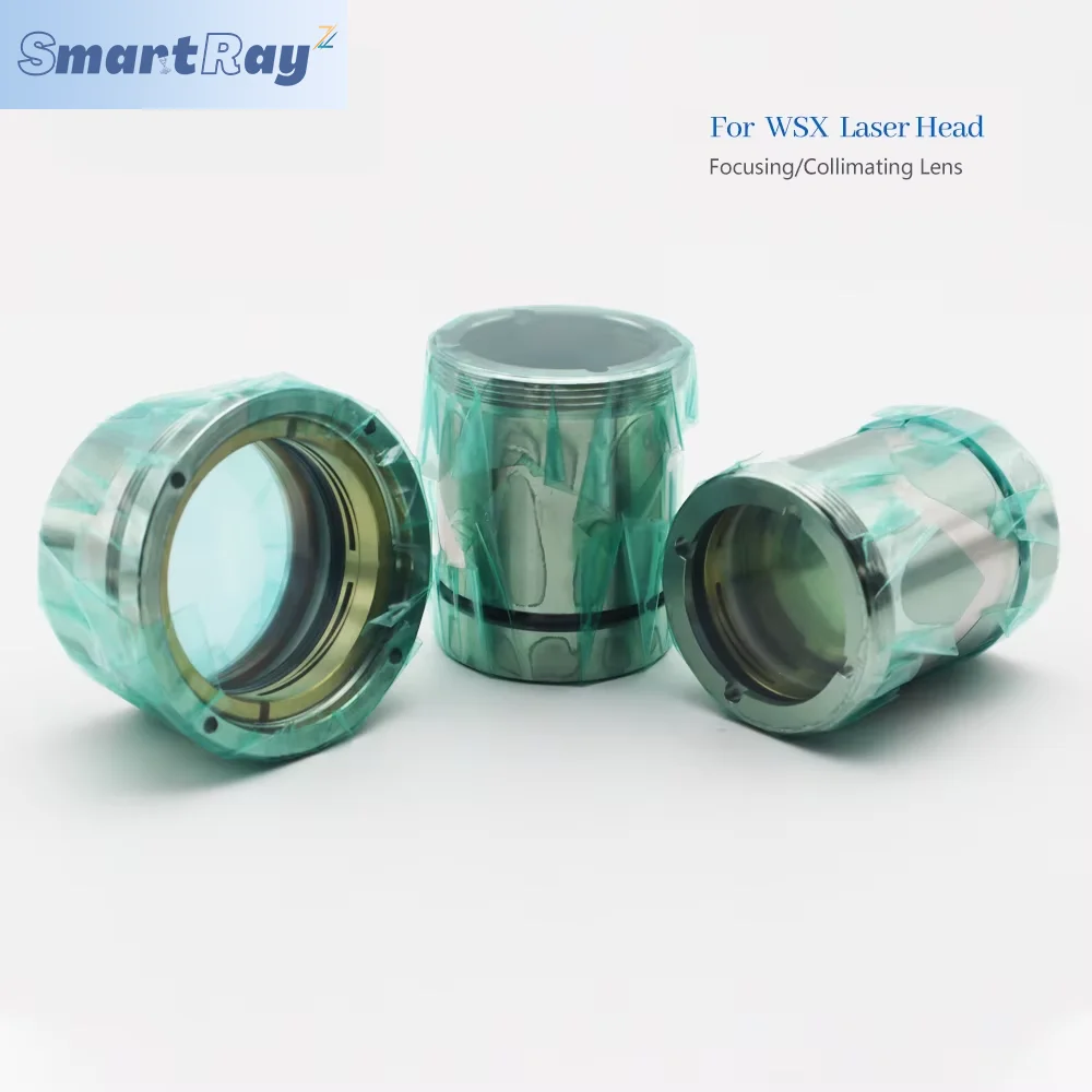 SmartRay Fiber Laser Collimating Focusing Lens D37 with focus Lens Holder for Raytools WSX Procutter fiber Laser Cutting Head