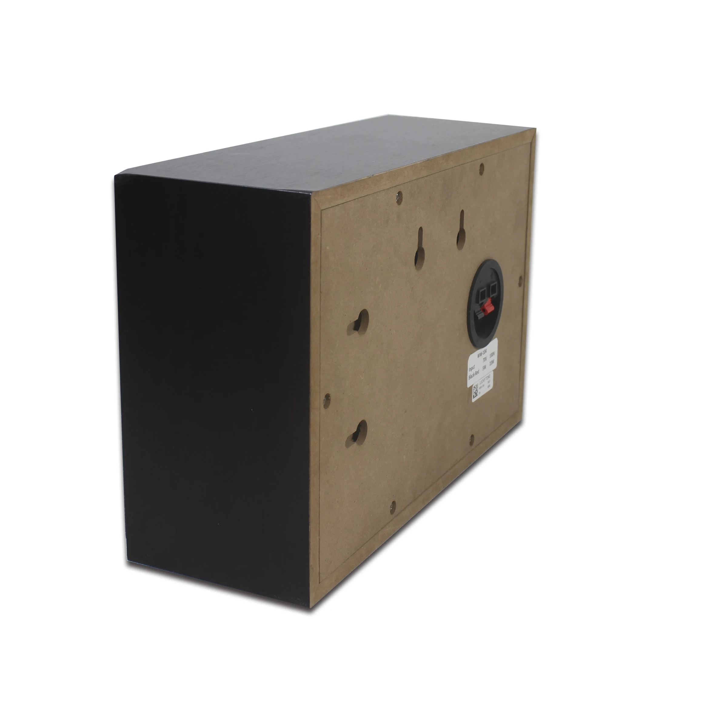 2 Channels 15W or 25W Square Type 70V / 100V Optional PA System 100V 10W Passive Wooden Box Wall Mount Speaker