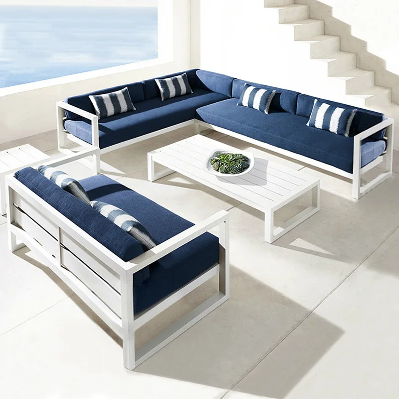 High End Customer Only Deluxe Rustproof Sofa Outdoor Table And Chair Set, Waterproof Outdoor Furniture,  Nordic Sofa Garden Sets