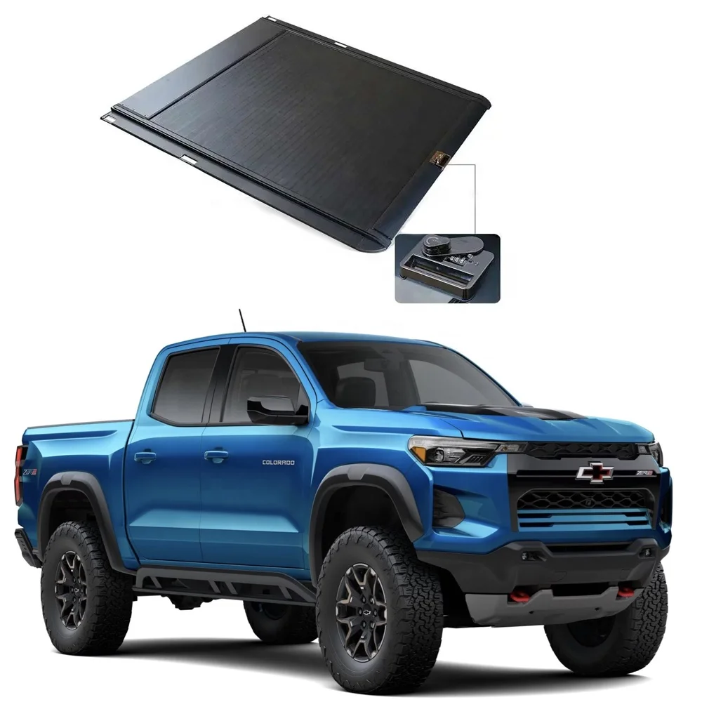 Hard Aluminum Alloy Cover Shutter cover With Password Lock For 2020 toyota hilux Revo/Vigo/Rocco/TRD/Rogue tray cover