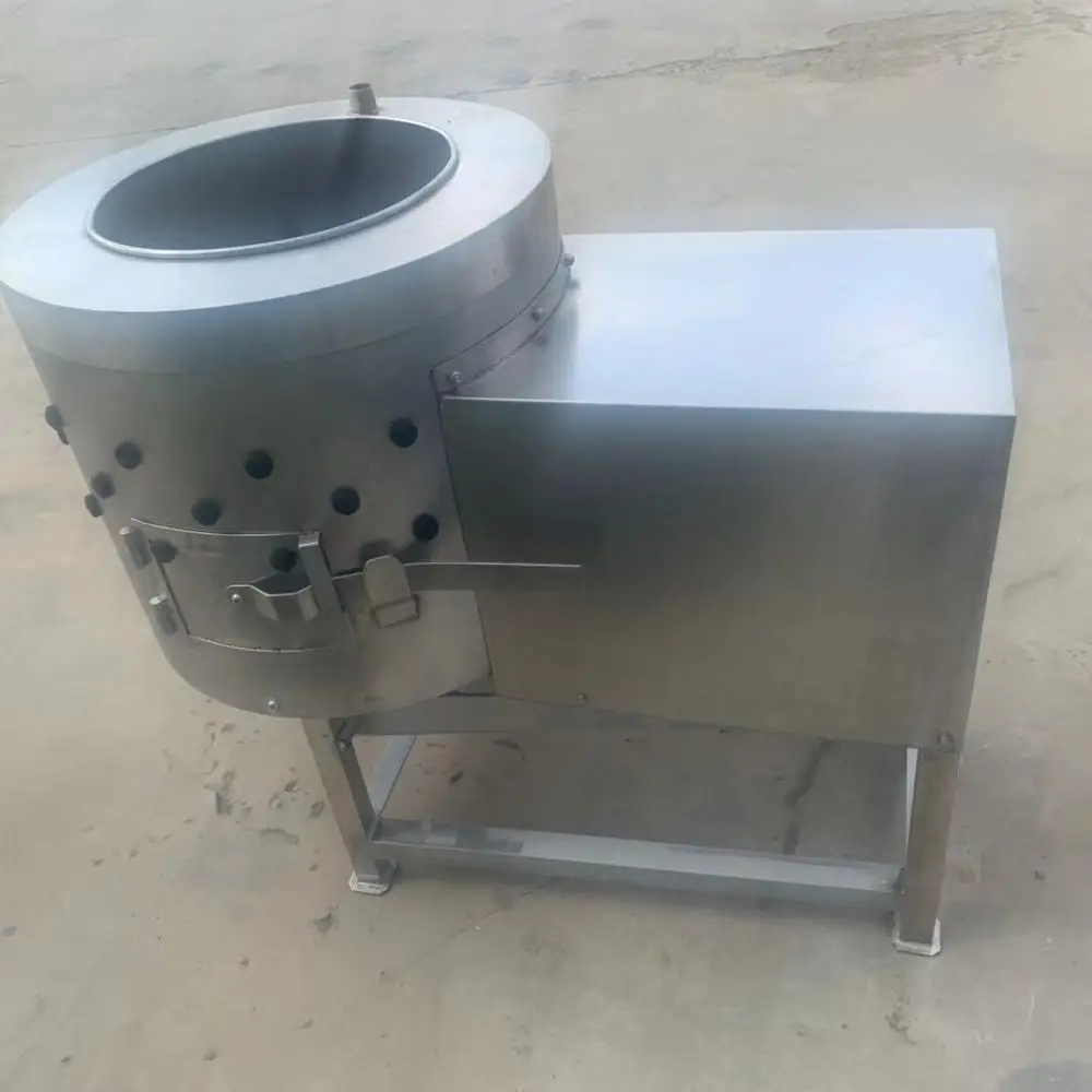 
stainless steel chicken feet skin peeling machine 