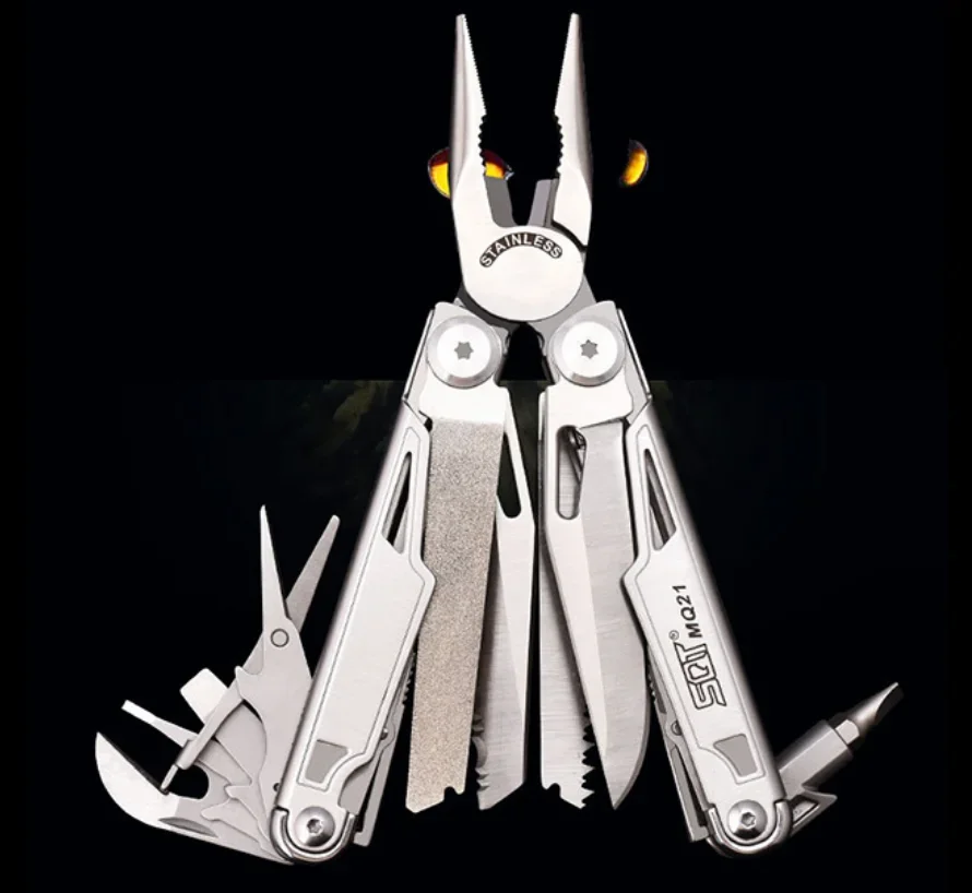 Durable Stainless Steel Portable Key Chain Tool Multi Function Survival Pliers