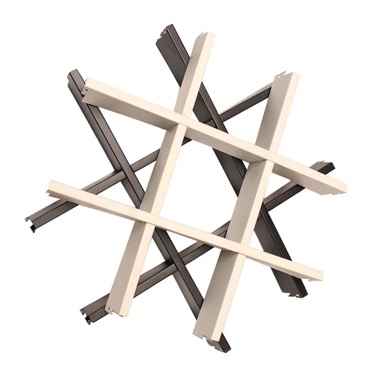 Metal Grid Plafond Suspended Ceiling Aluminum 10 X 10 Open Cell Ceiling For Shop