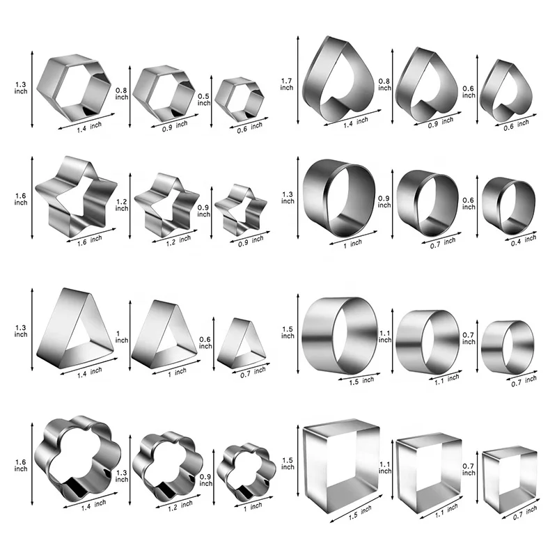 cookie cutter set biscuit cutter mold stainless steel cookie cutter set helloween candy mold baking tools