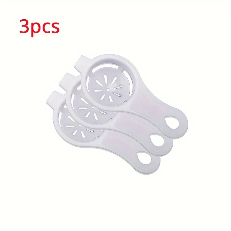 Shai 3-Piece Essential Kitchen Gadgets Durable Plastic Yolk White Divider Separator Set Whisk Beater Hand Dishwasher silicone