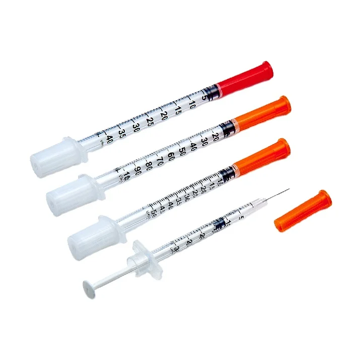 Hot Sale High Quality Sterile Disposable Insulin Syringe U-40 U-100 For Diabetic