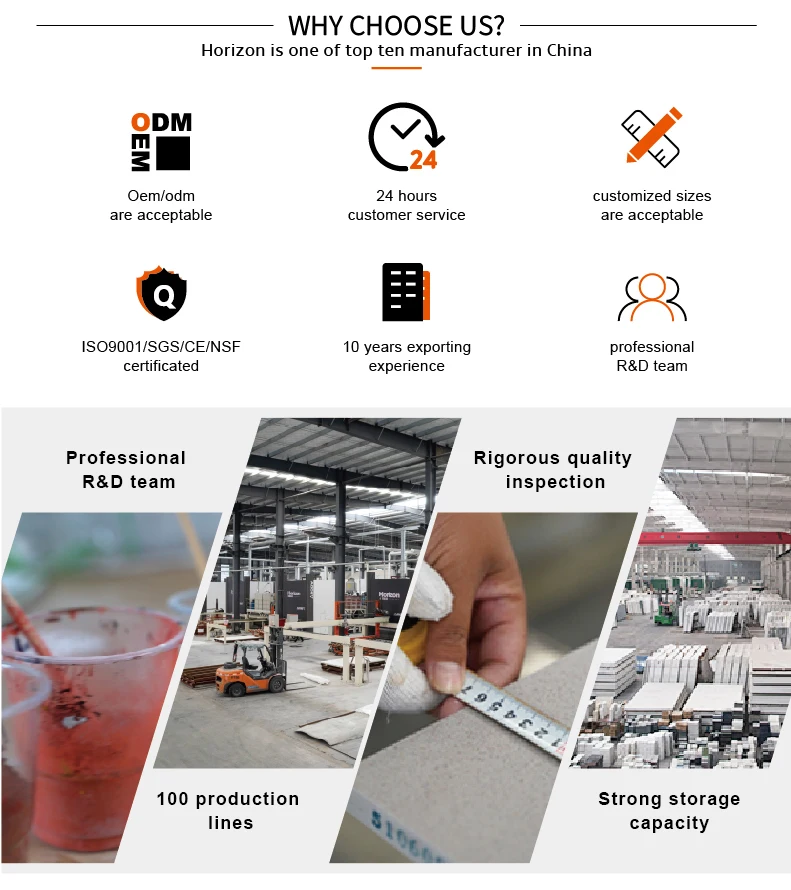 Horizon black Calacatta quartz stone slabs quartz for kitchen artificial quartz slab countertops