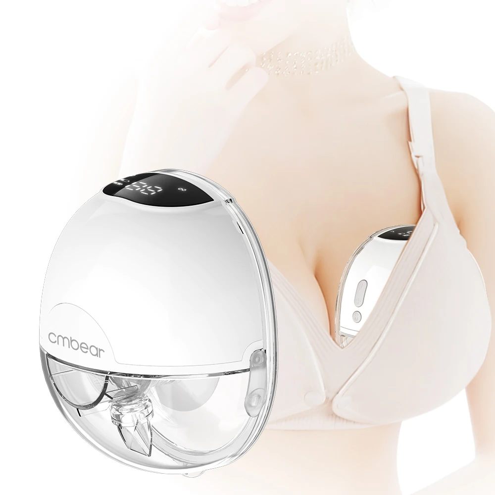 ZRX-0203 Cmbear 3 modes 9 levels screen  breast pump wearable pump electric