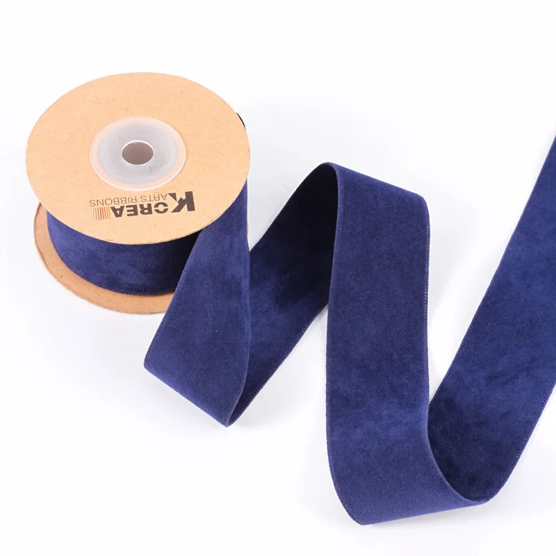 Fashion Sweet Double Sided Deer Skin Ribbon Velvet Ribbon for DIY Bow Hair Accessory