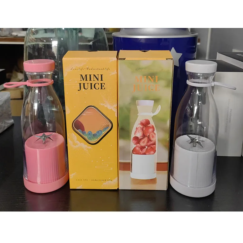 Portable Mini Wireless Charging Juicer Blender Personal Fresh Fruit Electric Kitchen Tool USB Rechargeable