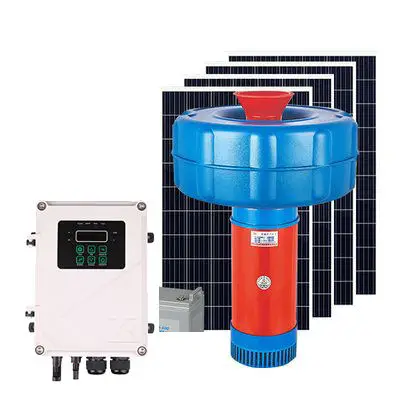 1hp Solar Panels Power Large Flow Chinese Manufacture 48v/72v/96v/300v Dc Solar Aerator Fish Pond Fish Farming